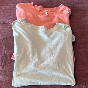 Lululemon All Yours Cotton T-shirt (lot of 2)